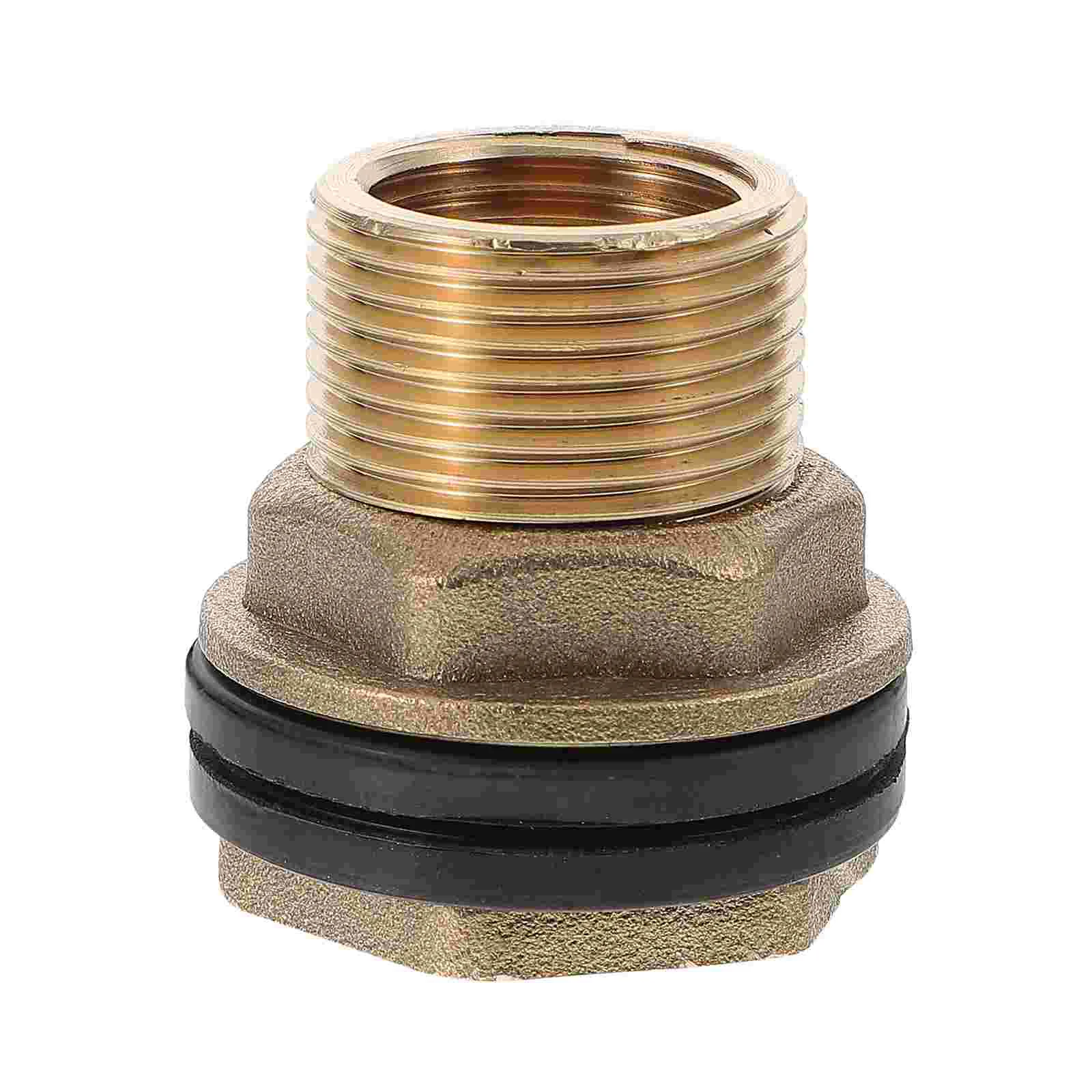 

Water Tank Fitting Connector Inch 2 Threaded 1 Coupler Brassrain Double Air Connect Quick Hose Bulkhead Female Fittingq