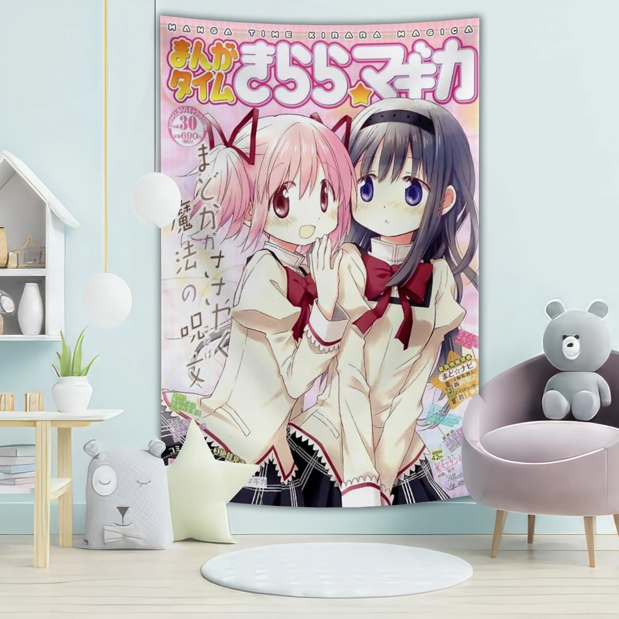 Гобелен Волшебная Девушка Мадока