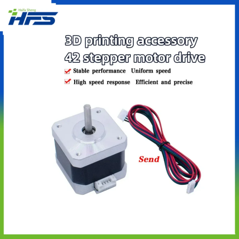 

Nema 17 stepper motor, 4-Lead, 42BYGH, 40mm, 1.7A, 17HS4401, motor for CNC XYZ