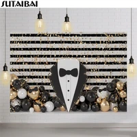gentleman tuxedo fathers day backdrop party black and white suit bow tie luxury dinner photography background for father man