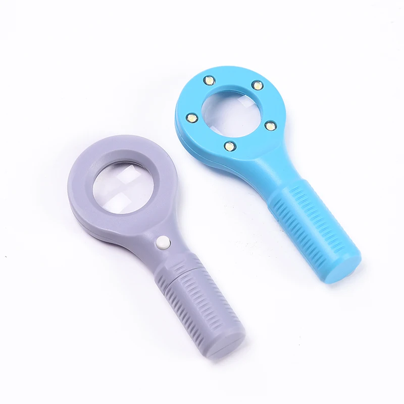 

Handheld Magnifier Loupe 5X 10X 15X Lens 18 LED Light Magnifying Glass for Reading and Jewelry