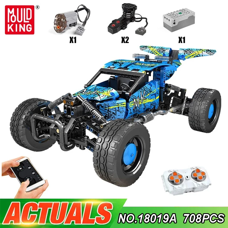 

MOULD KING 18019 RC Toys Remote Control Car The High-Tech Motorized Climbing Truck Model Building Blocks Bricks Gift For Kids