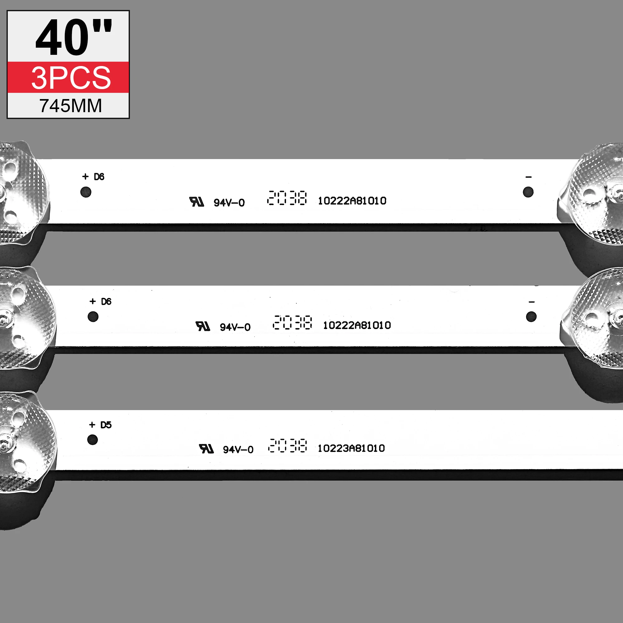 30PCS LED Backlight Lamp strip for LIG Bush 40