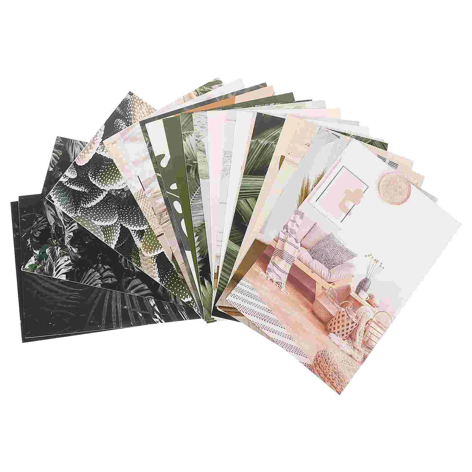 

50 Sheets DIY Wall Decor Aesthetic Background Paper Scrapbook Material Paper