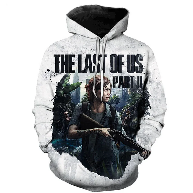 

Hot The Last Of Us 3D Printed Hoodies Game Graphic Cosplay Sweatshirt Men Women Fashion Streetwear Pullovers Male Hoodie Coats