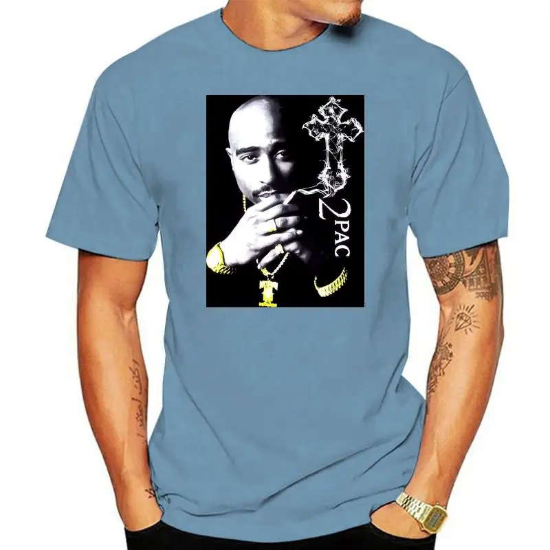 

Футболка TUPAC SHAKUR 2Pac городская в стиле хип-хоп для взрослых