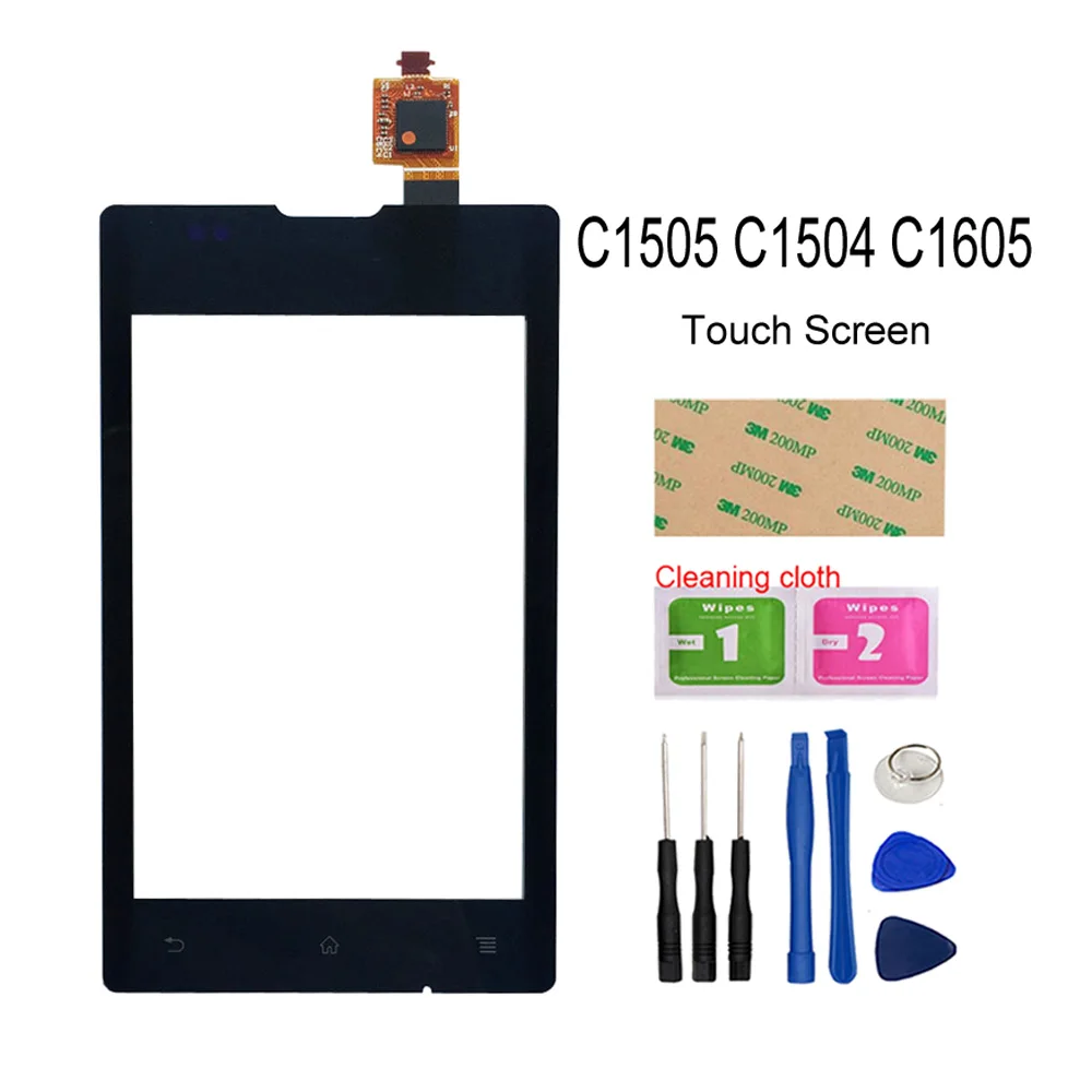 

High Quality 4.0" Touch Panel For Sony Xperia E C1505 C1504 C1605 Touch Screen Digitizer Front Outer Glass Panel Sensor