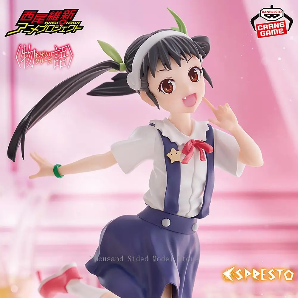 Фото В наличии оригинальная серия Banpresto ESPRESTO Monogatari Hachikuji Mayoi аниме фигурка хорошая Коллекционная модель подарок на день рождения №1