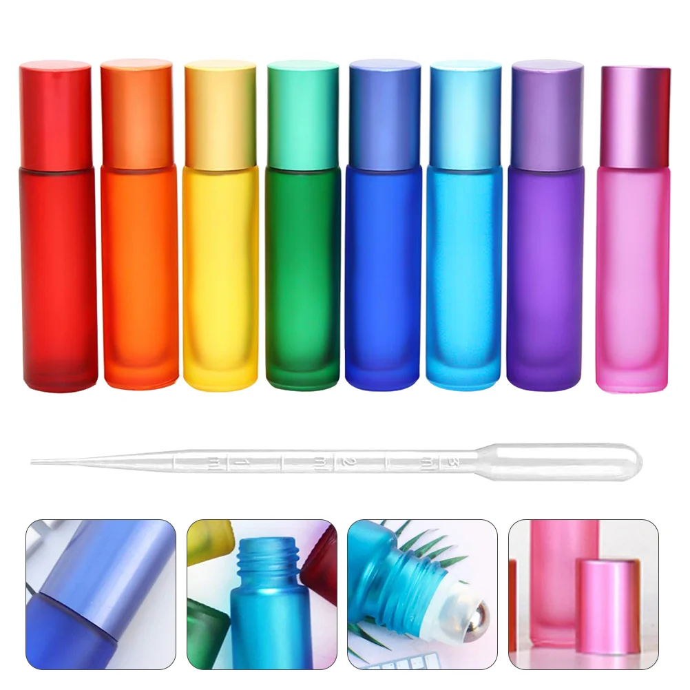 

Bottles Rolleressential Oil Emptyroll Bottle Samplearomatherapy Refillable Amber Sub Compact Frosted 10Mltincture Steel