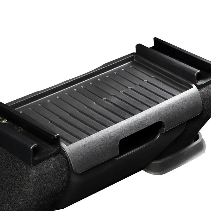 

Rear Storage Box Organizer Rear Center Console Organizer Tray Backseat Storage Container Trash Can With Lid Rear Box Accessories