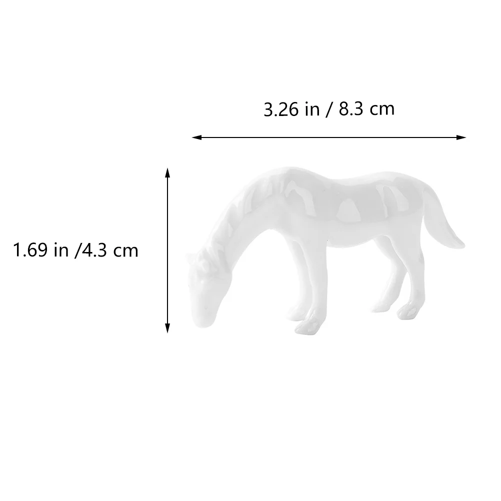Мини-фигурка керамическая белая отделка орнамент миниатюрная игрушка с микро