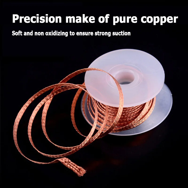 

1PC Tin suction wire 1.5m3m 1mm-4.0mm Original Genuine Small Portable No breakpoints Corrosion prevention