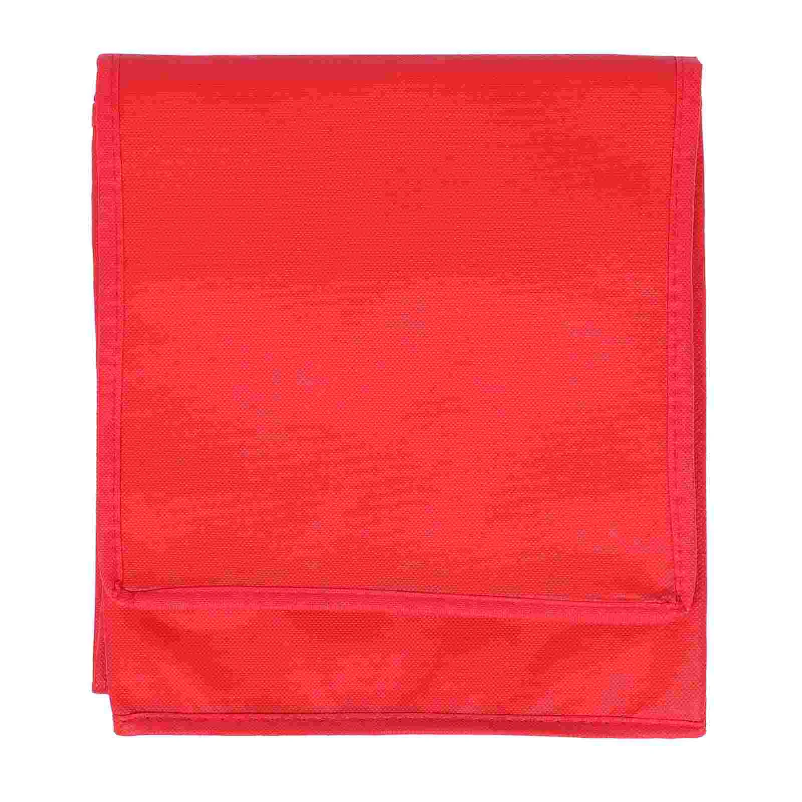 

Food Warmer Bag Insulated Picnic Pouch Keep Heat Preservation 31x27cm Pizza Insulation Red Cloth Takeout Lunch