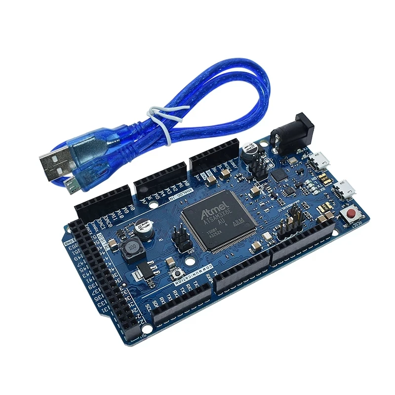 Плата DUE R3 AT91SAM3X8E SAM3X8E 32-битный модуль платы управления ARM Cortex-M3 для разработки Arduino