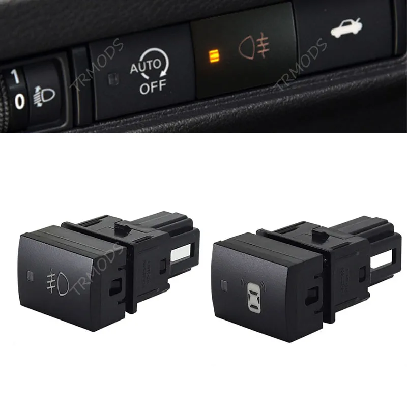 

Car 12V LED Driving Recorder Music Fog Light Mirror heating Radar ON OFF Switch Button For Nissan 2020 Sylphy 14 New Sylphy
