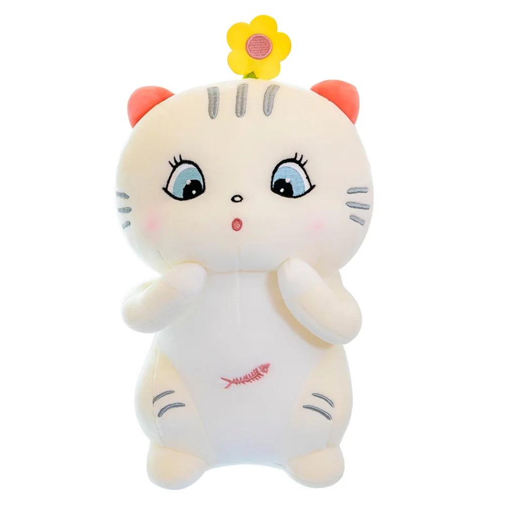 

Cute Cat Hugging Pillow Plush Stuffed Animal Stuffed Collection Throw Pillow For Home Office Stuffed Hugging Toy JAN88