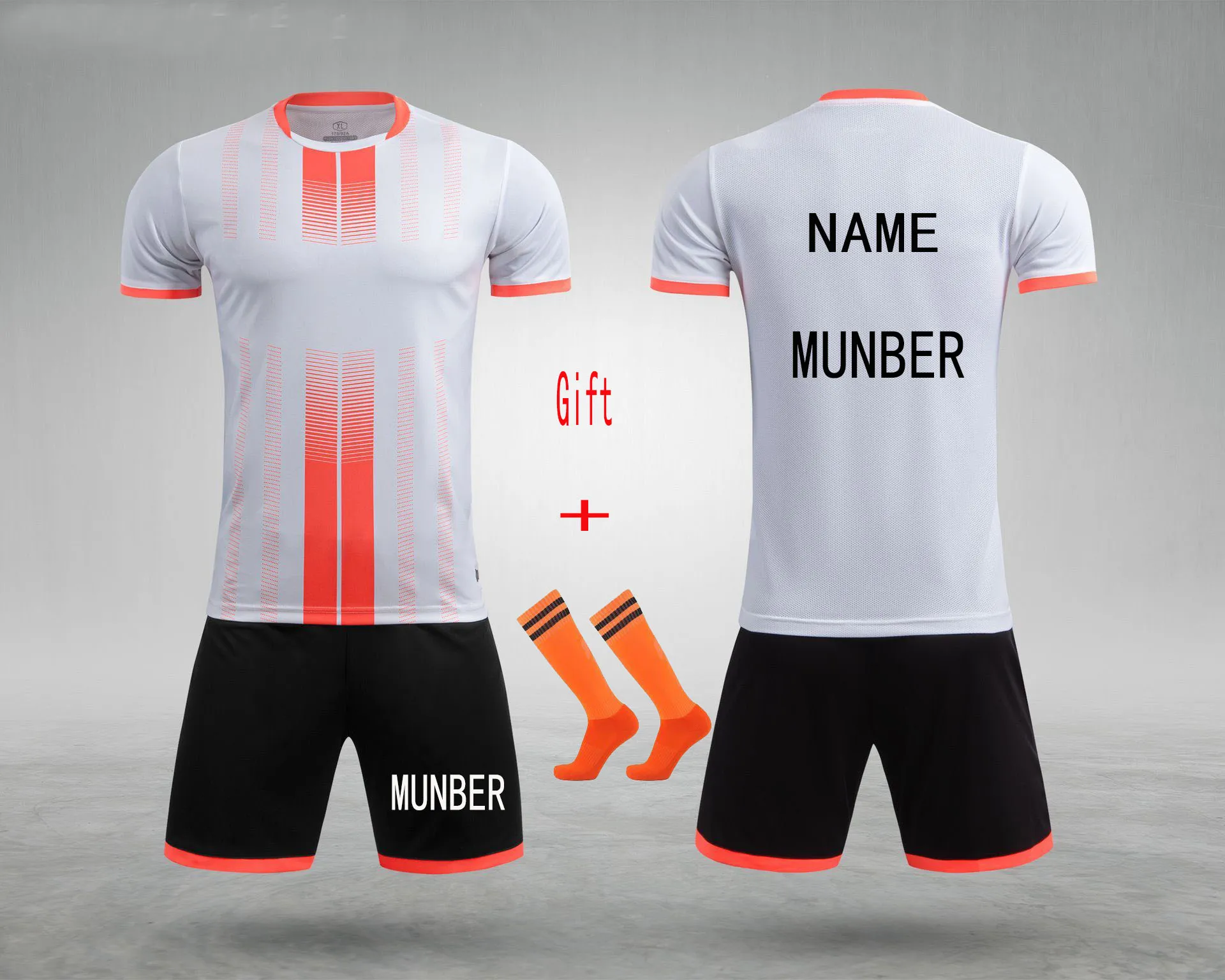 

Adult Training Uniform Customize Soccer Set Men Children Football Jerseys Costumes Kits Kids Shirt Spot