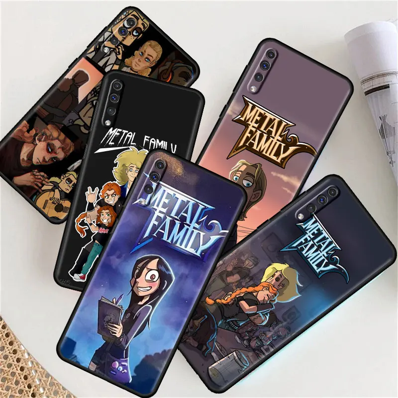 

Cover Case for Samsung Galaxy A10 A10e A10s A20 A20e A20s A30 A30s A40 A50 A70 A90 5G Cell Soft P0605_Metal Family Cartoon