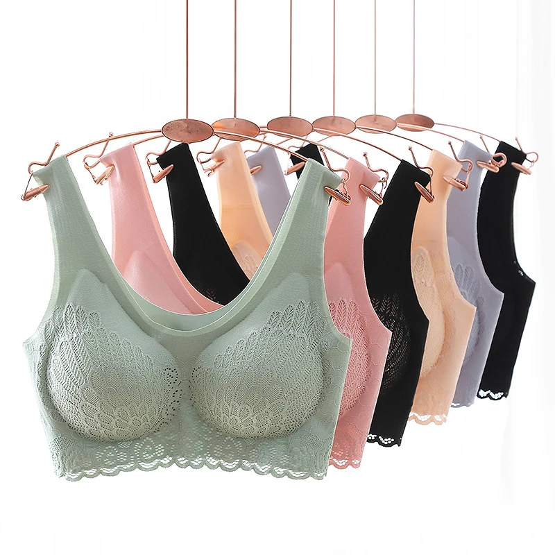 

Женский кружевной бюстгальтер с чашками пуш-ап, размеры до 4XL