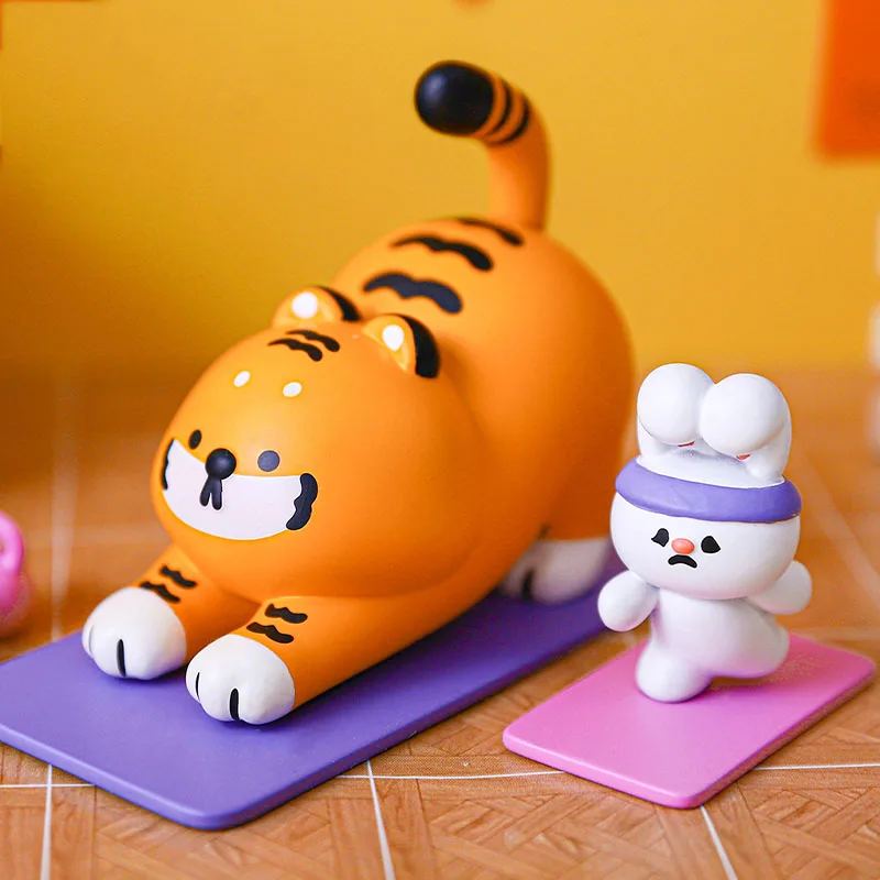 

52toys Woow Tiger And His Friends Free Life Series Blind Box Toys Animal Art Toy Desk Car Room Decoration Surprise Birthday Gift