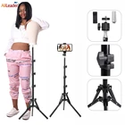 Металлическая подставка для парика 152 см, штатив для парика, холщовая подставка для головы, регулируемая подставка для парикмахеров, манекена, держатель для головы для тренировок