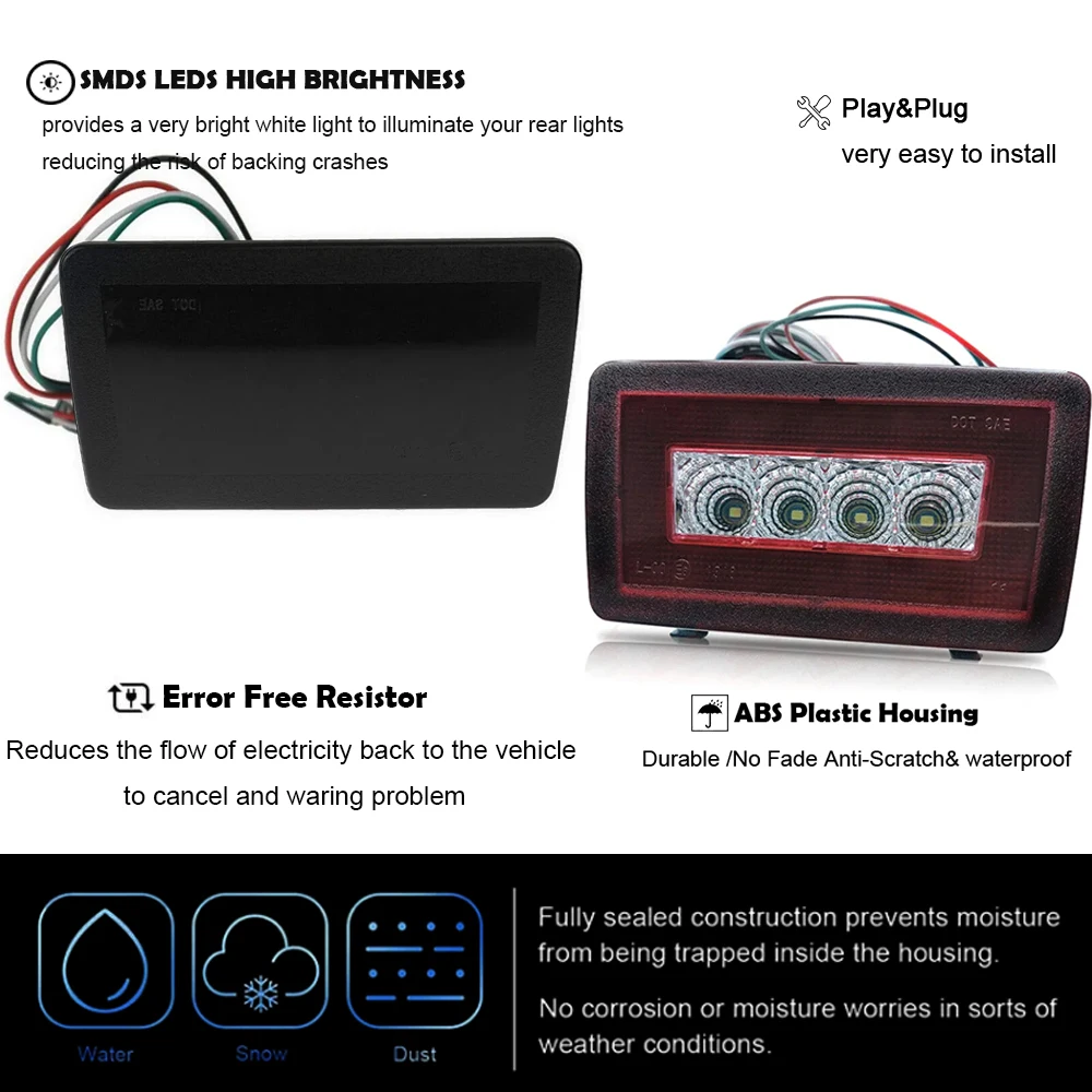 задние фонари стоп Фонарь заднего хода для Subaru XV Crosstrek Impreza WRX STI фонарь без ошибок