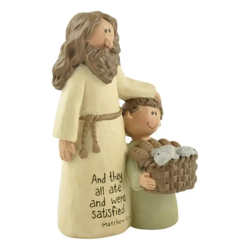 

Good Shepherd Decor Home Table Religious Ornament Indoor Outdoor Small Statue For Christmas Easter New Year Garden Yard Living