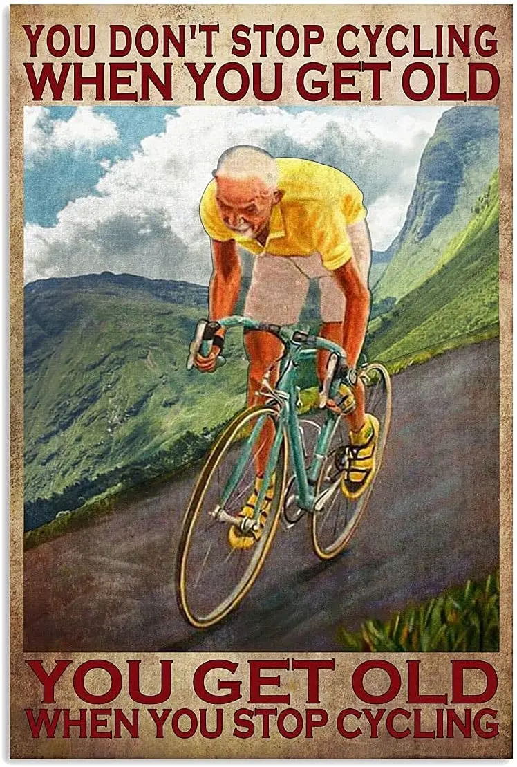 

Винтажный металлический жестяной знак WZVZGZ, винтажный постер «хиппи соул» с надписью «Don't Stop» для езды на велосипеде, винтажные металлически...
