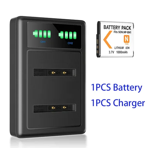NP-BN1 Аккумулятор для Sony Cyber-shot DSC-QX10 DSC-QX100 DSC-T99 DSC-T110 DSC-TF1 TX7 TX9 DSC-TX10 зарядное устройство для аккумулятора камеры