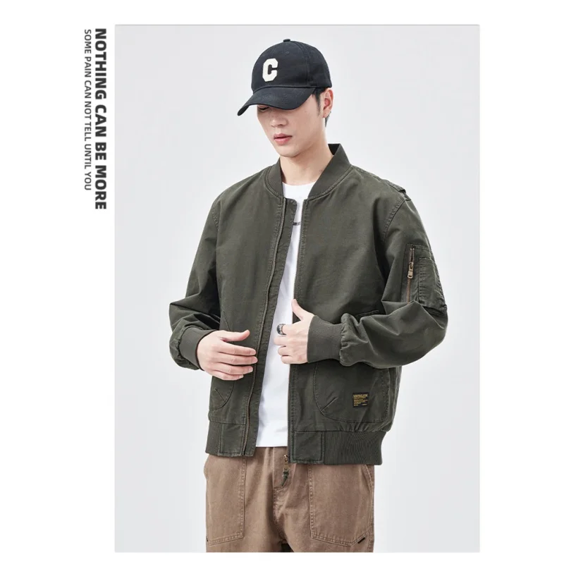 Высококачественная модная повседневная мужская куртка пальто High Street Tide