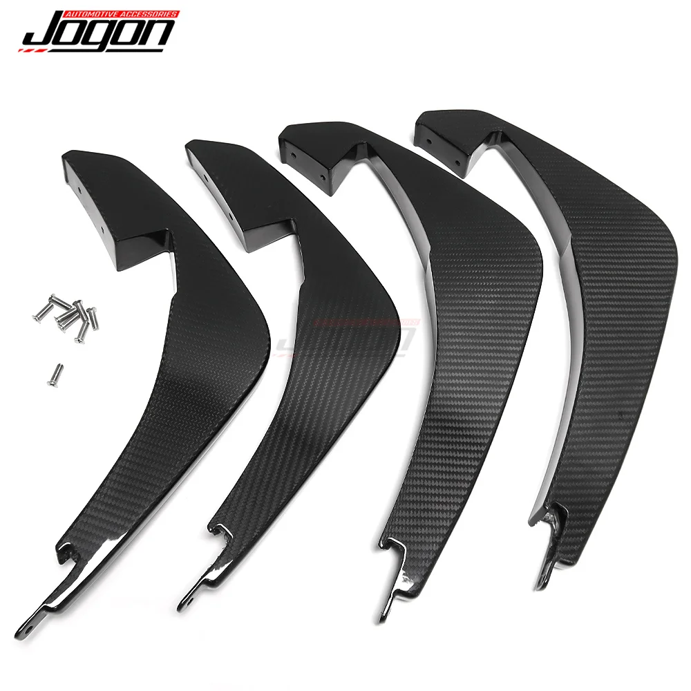 100% натуральный УГЛЕРОДНЫЙ Задний диффузор сплиттер низкие плавники для C8 Corvette