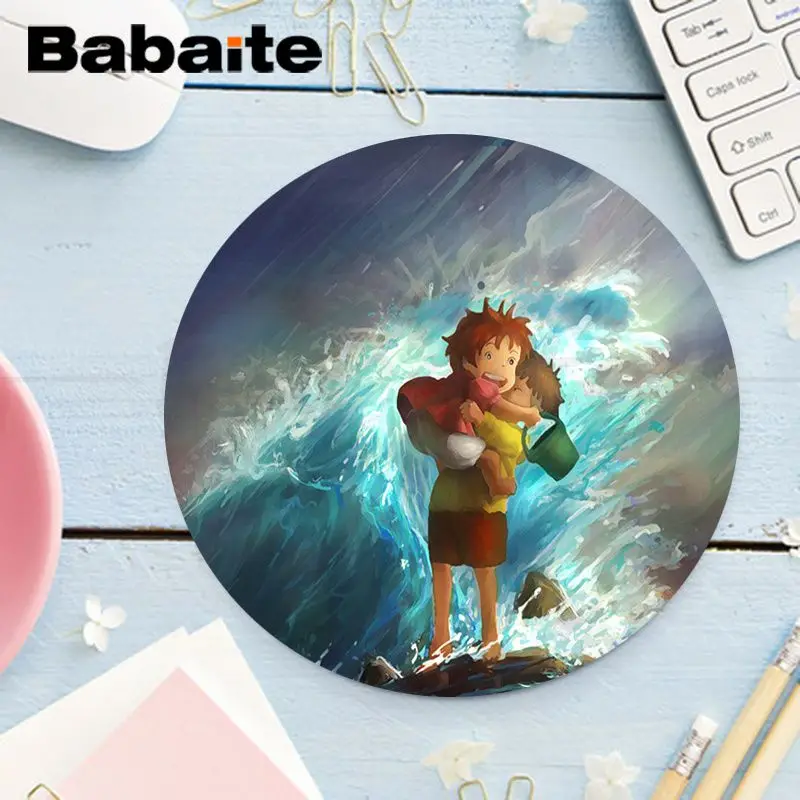 Подарочный коврик Babaite для мальчиков резиновый мыши Ponyo на скале компьютерных игр