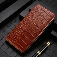 leather flip phone case for sony xa xa1 xa2 xa3 ultra z2 z3 z4 z5 xz xzs xz1 xz2 xz3 xz4 xz5 x 5 8 10 20 crocodile wallet bag