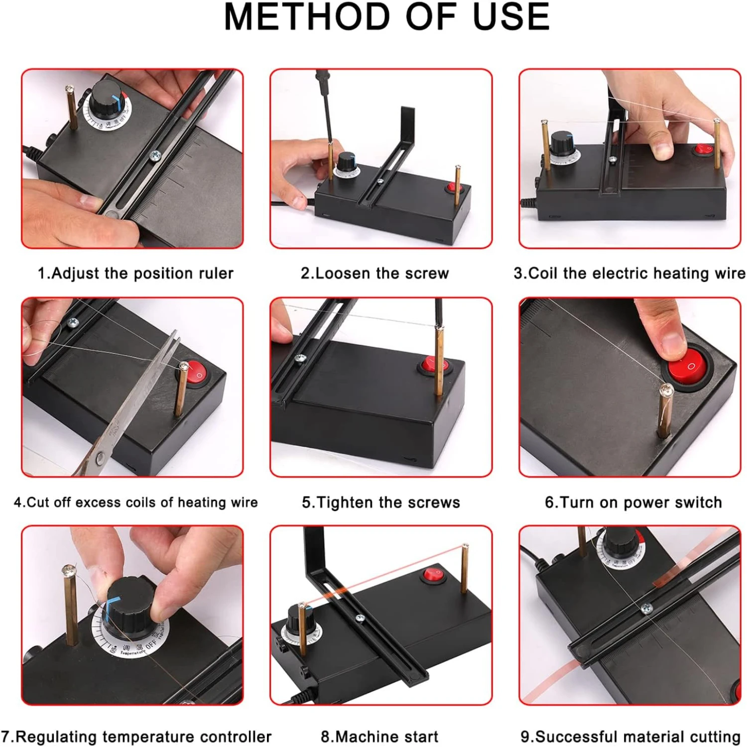 Efficient and precise hot ribbon cutter machine - Perfect crafting tool for DIY projects ideal creating flawless cuts on cr