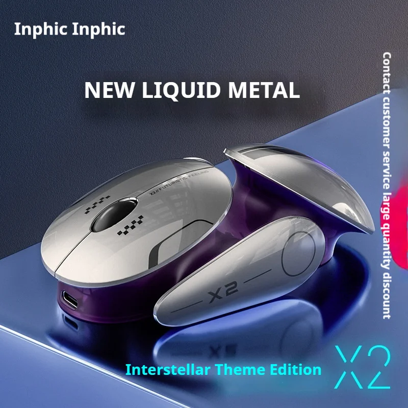 Inphic X2 Bluetooth Беспроводная компьютерная периферия Alien Theme Пользовательская