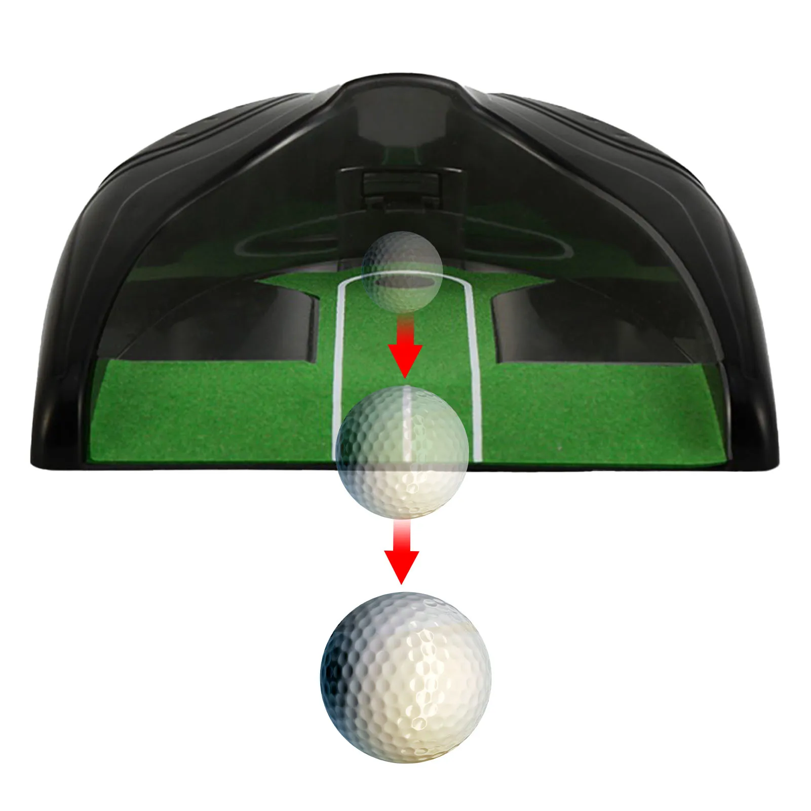 

Golf Automatic Putting Cup Auto Return Machine Golf Automatic Putting Cup Training Aids ABS Indoor/Outdoor Putt Training Tool