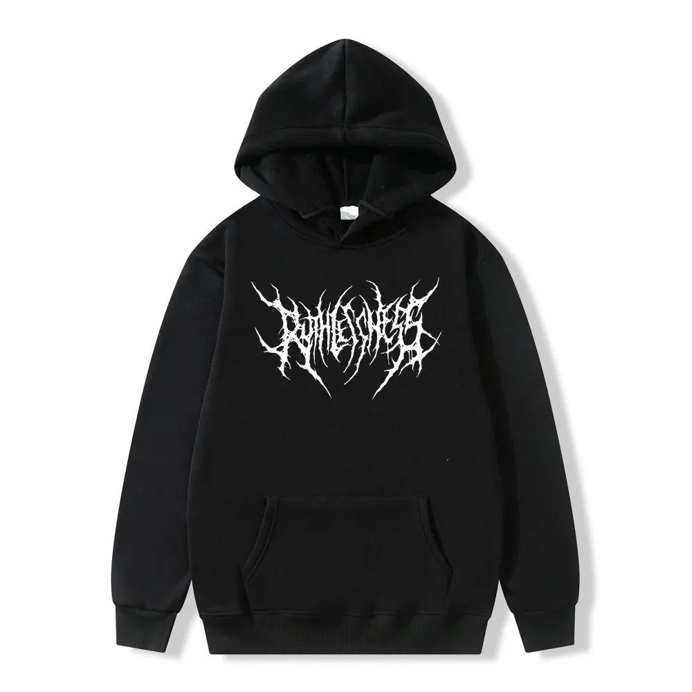 

Winter Gothic Sweatshirt Streetwear New Casual Letter Punk Large Size Vintage Long Sleeve Ulzzang Dark Women Hooded Sweatshirt