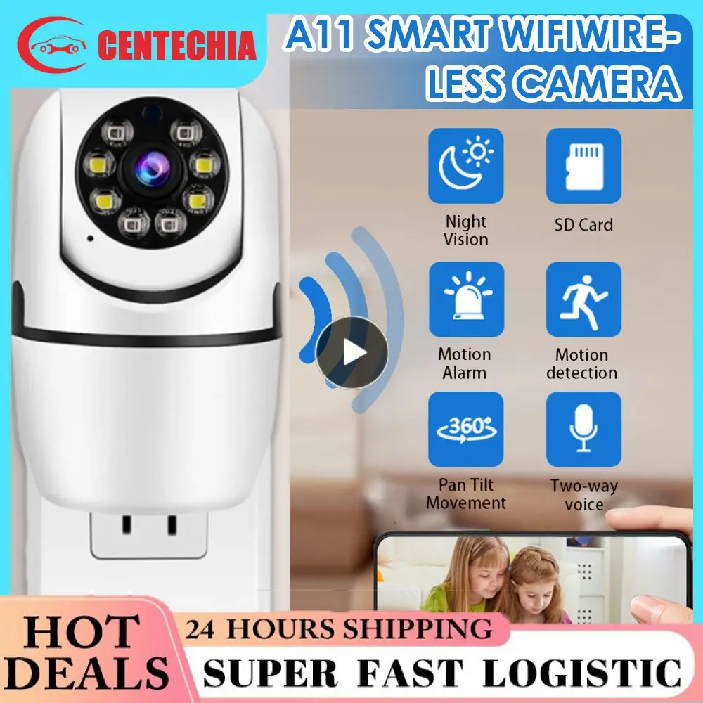 

Беспроводная камера видеонаблюдения, 360 p, 1080 дюйма, Cmos