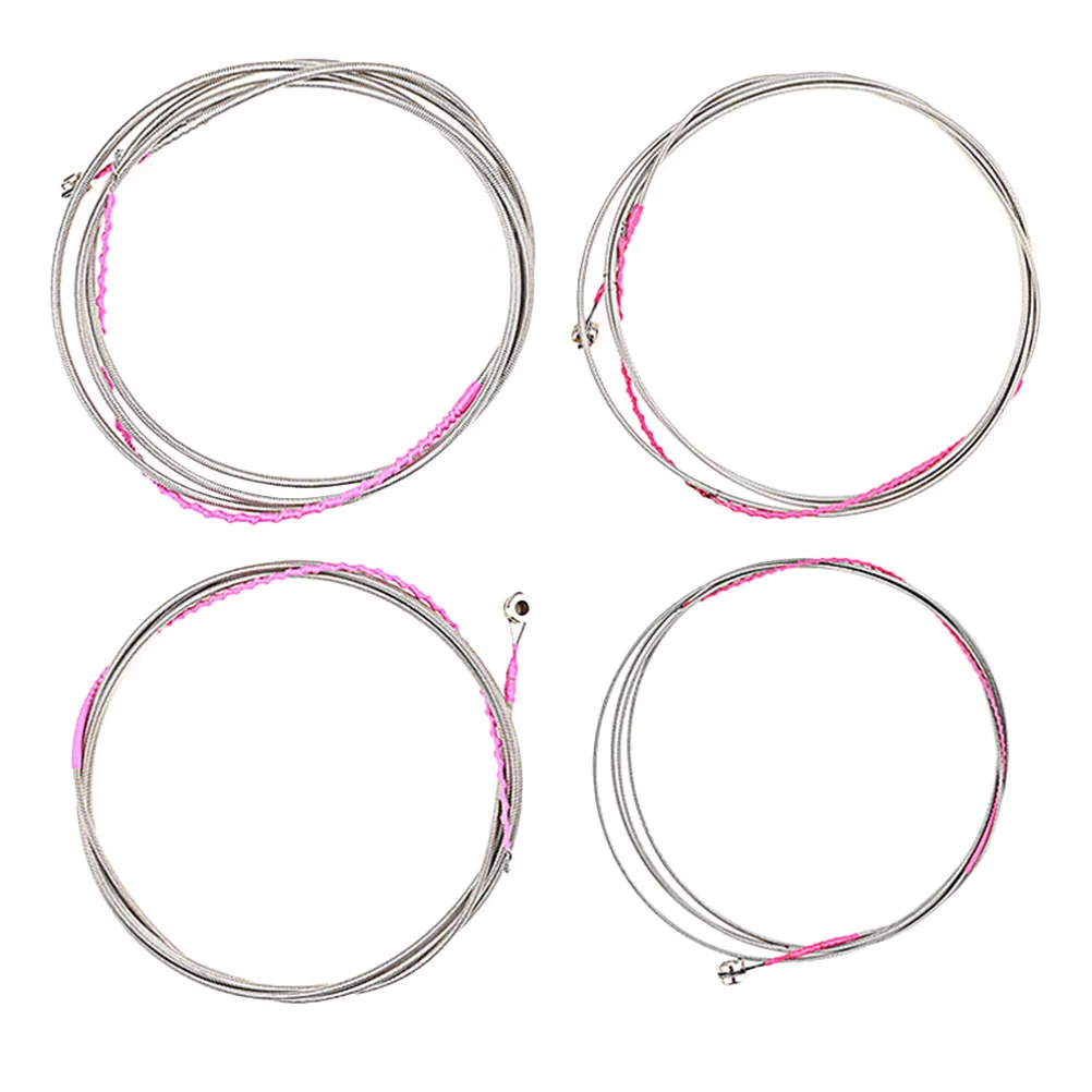 

Струны для басов, металлические Струны для гитары, электронный инструмент, провода для эффектера, аксессуары под прямым углом, набор струн д...