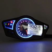 rts motorcycle lcd speedometer motorcycle digital odometer speedometer tachometer fit for 24 cylinders