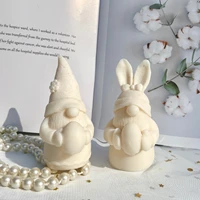 easter old man candle silicone mold for handmade desktop decoration gypsum epoxy resin aromatherapy candle silicone mould