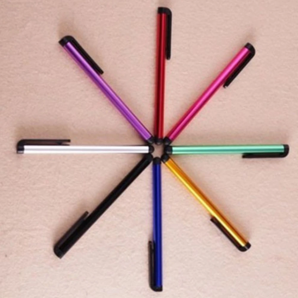 

Universal Capacitive Screen Stylus Touch Pen with Clip For iPad iPhone Samsung Smartphone Tablet PC