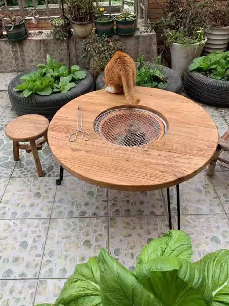 Уличный складной зимний ретро-паяльник китайский балкон старый глаз маленький