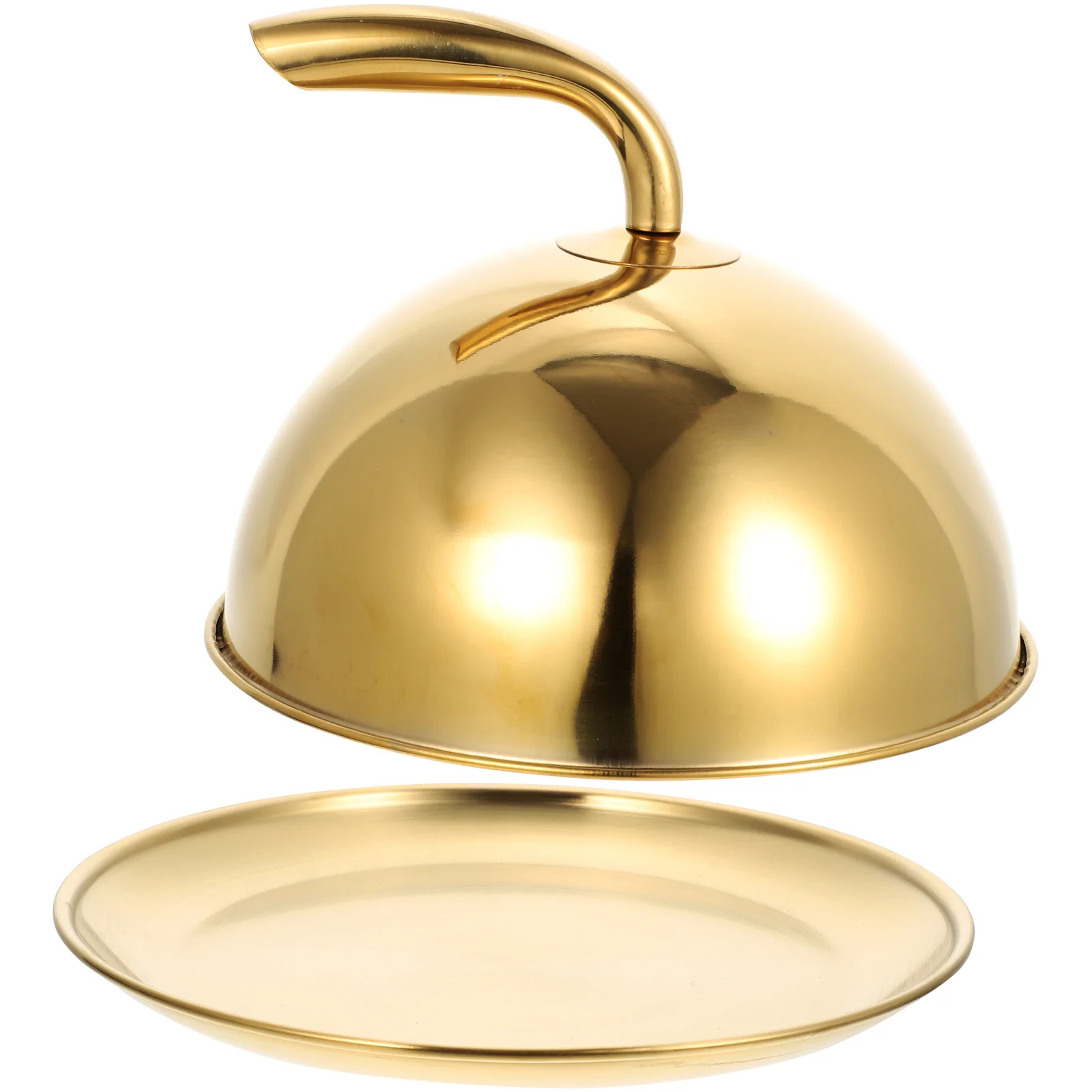 

Food Dome Cover Stainless Steel Metal Trays Meal Plate Covers Dinner Plates Protective Protecting Universal Screen Protector