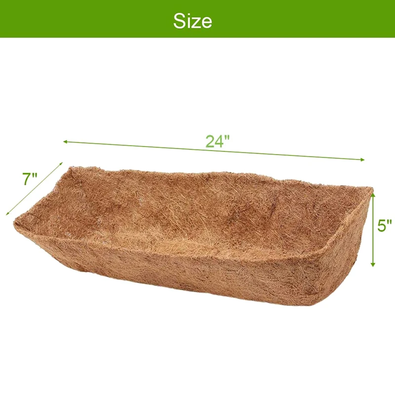 Акция! 24 дюймовые кокосовые вкладыши для фермерских деревьев поддон лошадей