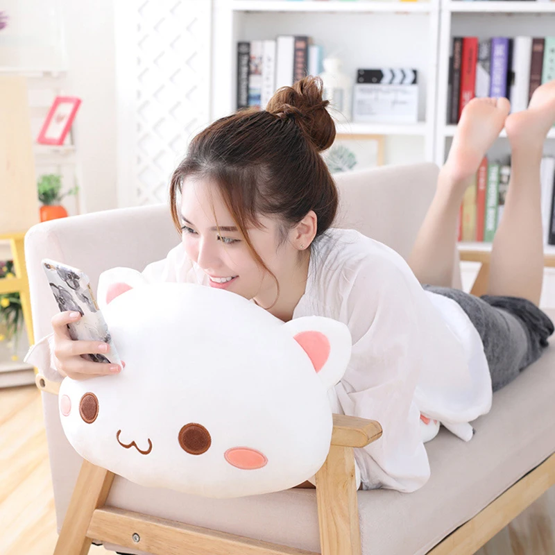 30cm Kawaii Lying Cat Plush Toys Stuffed Cute Doll Lovely Animal Pillow Soft Cartoon for Children Girls Christmas Gift - купить по