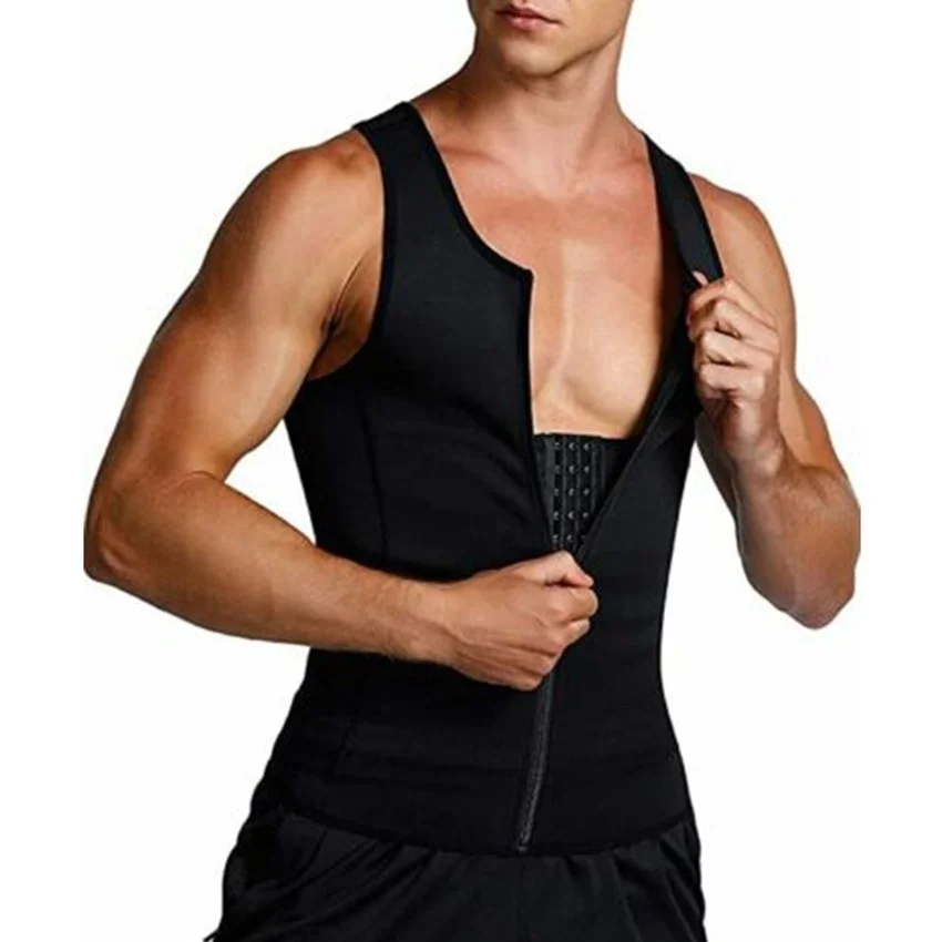 

Поясной ремень для мужчин, Корректирующее нижнее белье для пота, белье для сауны, груди, живота, жилет для похудения, корсет, пояс для тела