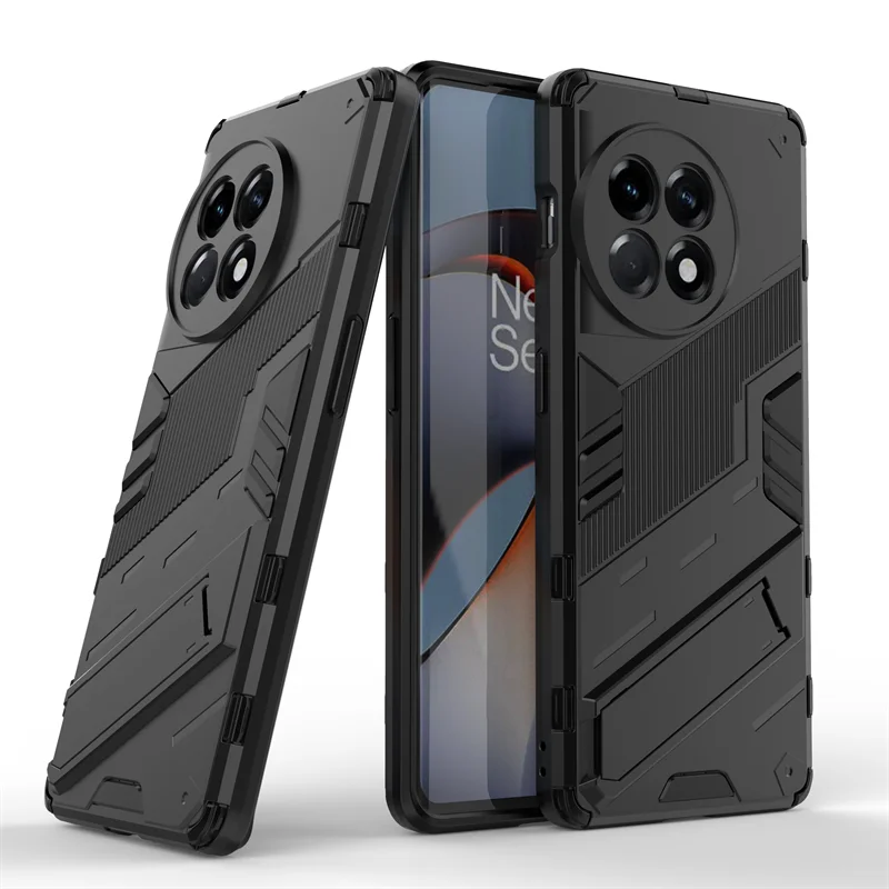 

Case For Oneplus Ace 2 Cover for Oneplus Ace 2 Bumper Hard Kickstand Protective Armor Capa Back Phone Case for Oneplus Ace 2