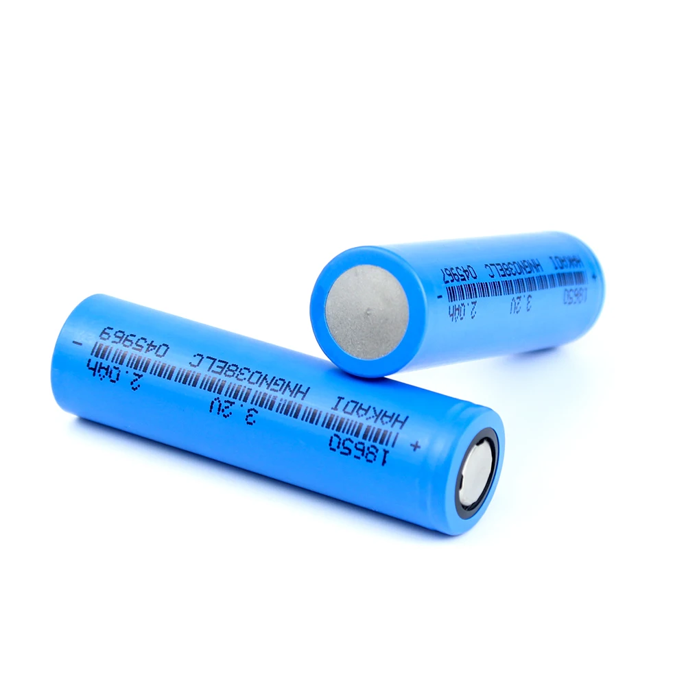 18650 Lifepo4 3.2V 2000mah Rechargeable Batteries Long Cycle Life For DIY Solar Light