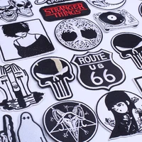 tree of life patches on clothes punk punisher route 66 letters stranger things embroiderey patch for clothing diy girls stickers